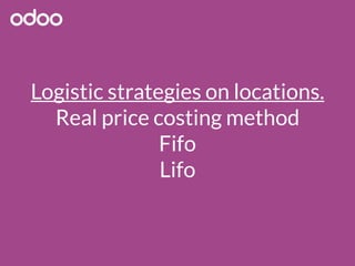 The new Odoo warehouse management system | PDF