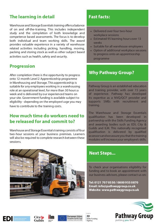 Warehouse Essentials Training