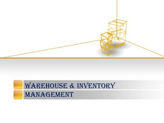 Warehouse & Inventory
Management
 