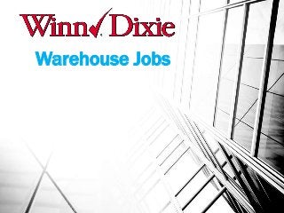 Warehouse Jobs

 