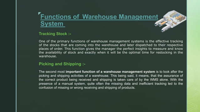 Warehouse Pptx Logistics And Transportation Industry Industries