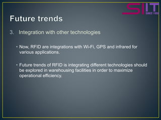 Warehouse management and operations rfid | PPTX