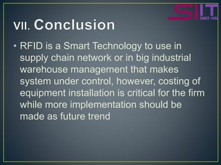 Warehouse management and operations rfid | PPTX