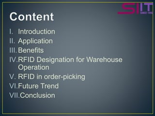 Warehouse management and operations rfid | PPTX
