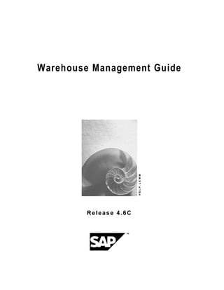Warehouse Management Guide




                       HELP.LEWM




        Release 4.6C
 