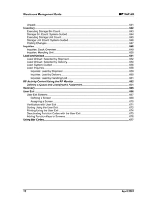 Warehouse management guide | PDF