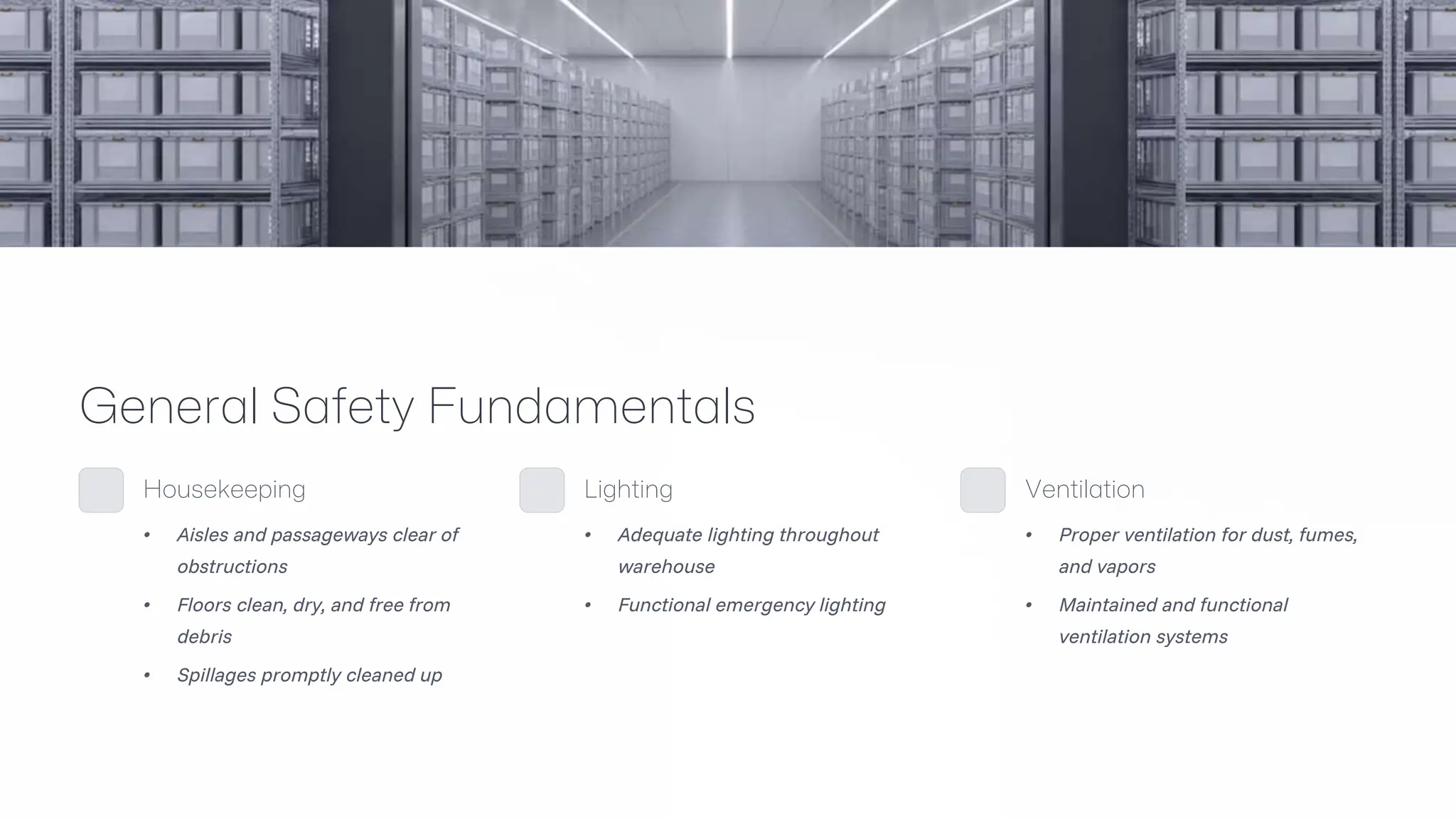 Warehouse Safety Inspection with eAuditor Audits & Inspections | PDF
