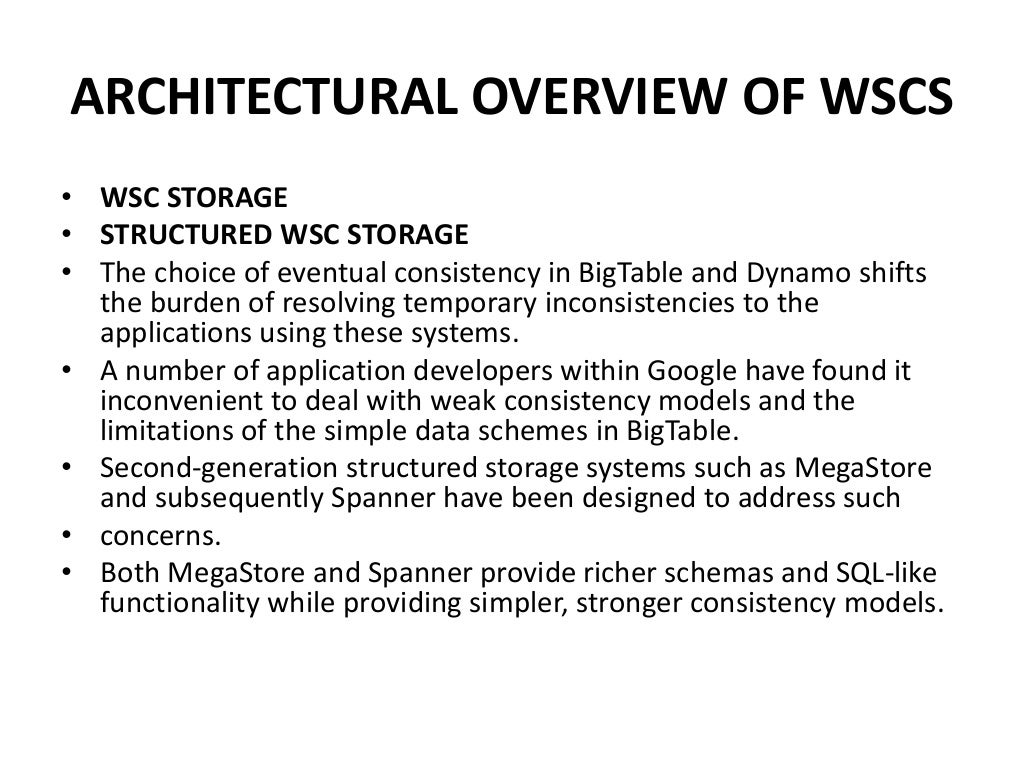 Warehouse scale computer