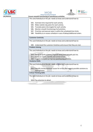 Warehouse supervisor | PDF