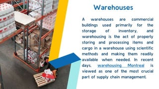 Warehouse vs. Distribution Center Explained PPTX