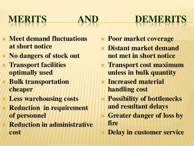 Merits and demerits of ratio analysis logistics providers