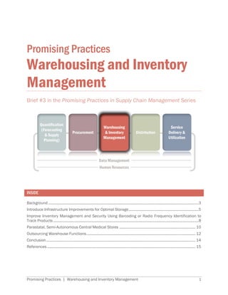 Warehousing and inventory management | PDF