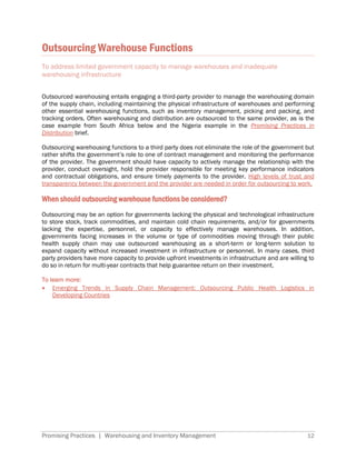 Warehousing and inventory management | PDF