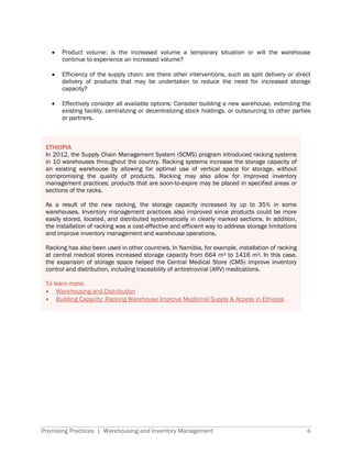 Warehousing and inventory management | PDF