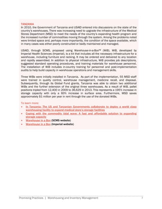 Warehousing and inventory management | PDF