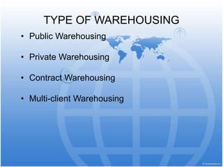 WAREHOUSING MANAGEMENT inward and outward final_copy.ppt