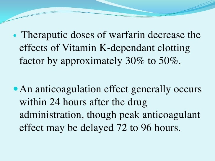What is warfarin?
