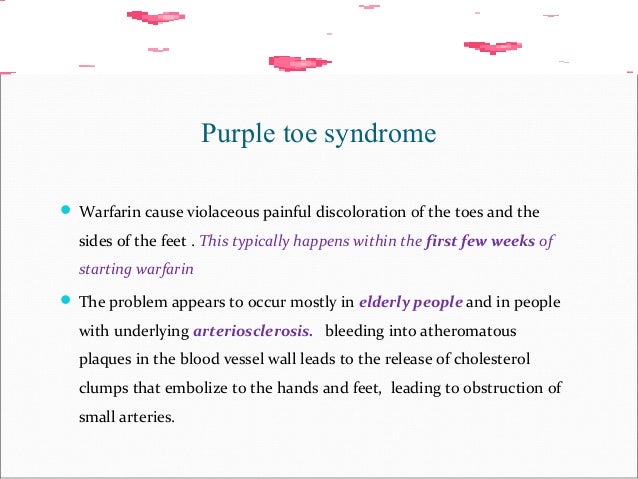 problem elderly in oral Warfarin Anticoagulant Oral problem elderly in oral Warfarin Anticoagulant Oral