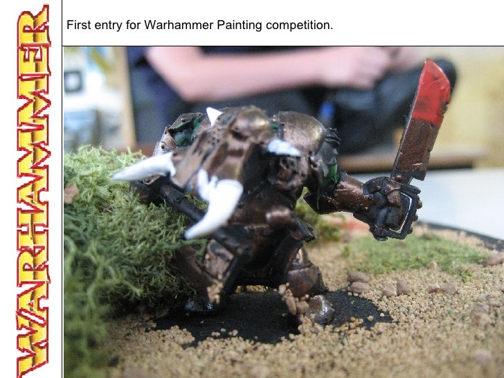 Warhammer Painting Competition 1