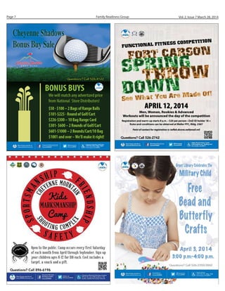 Family Readiness GroupPage 7 Vol. 2, Issue 7 March 28, 2014
 