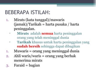 hukum faraid jika ayah meninggal