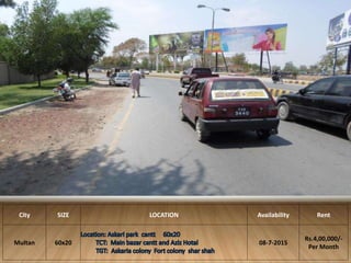 Waris sign multan media 60x20 | PPTX | Asia Travel | Travel Locations