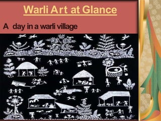 Warli Art at Glance
A day ina warlivillage
 