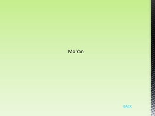 Mo Yan




         BACK
 