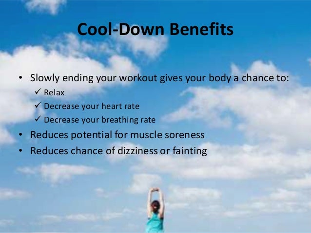 The Warm-up, stretch and cool-down