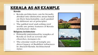 KERALA AS AN EXAMPLE.
 