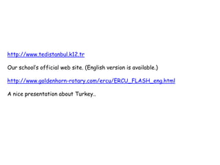 Warm Greetings From Turkey