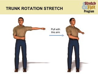 Warm up before starting stretches تمارين الإحماء | PPT