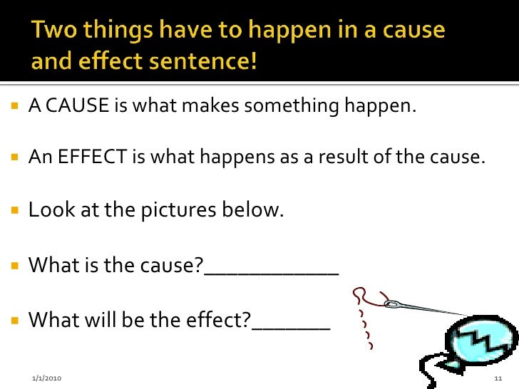 Warm Up Cause & Effect