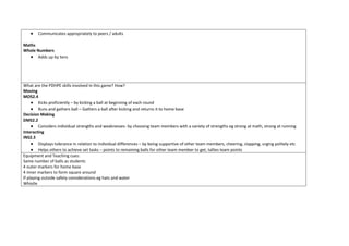 David Dawson Warm up games