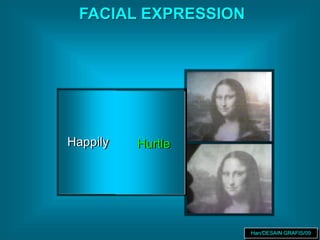 FACIAL EXPRESSION
Happily Hurtle
Han/DESAIN GRAFIS/09
 
