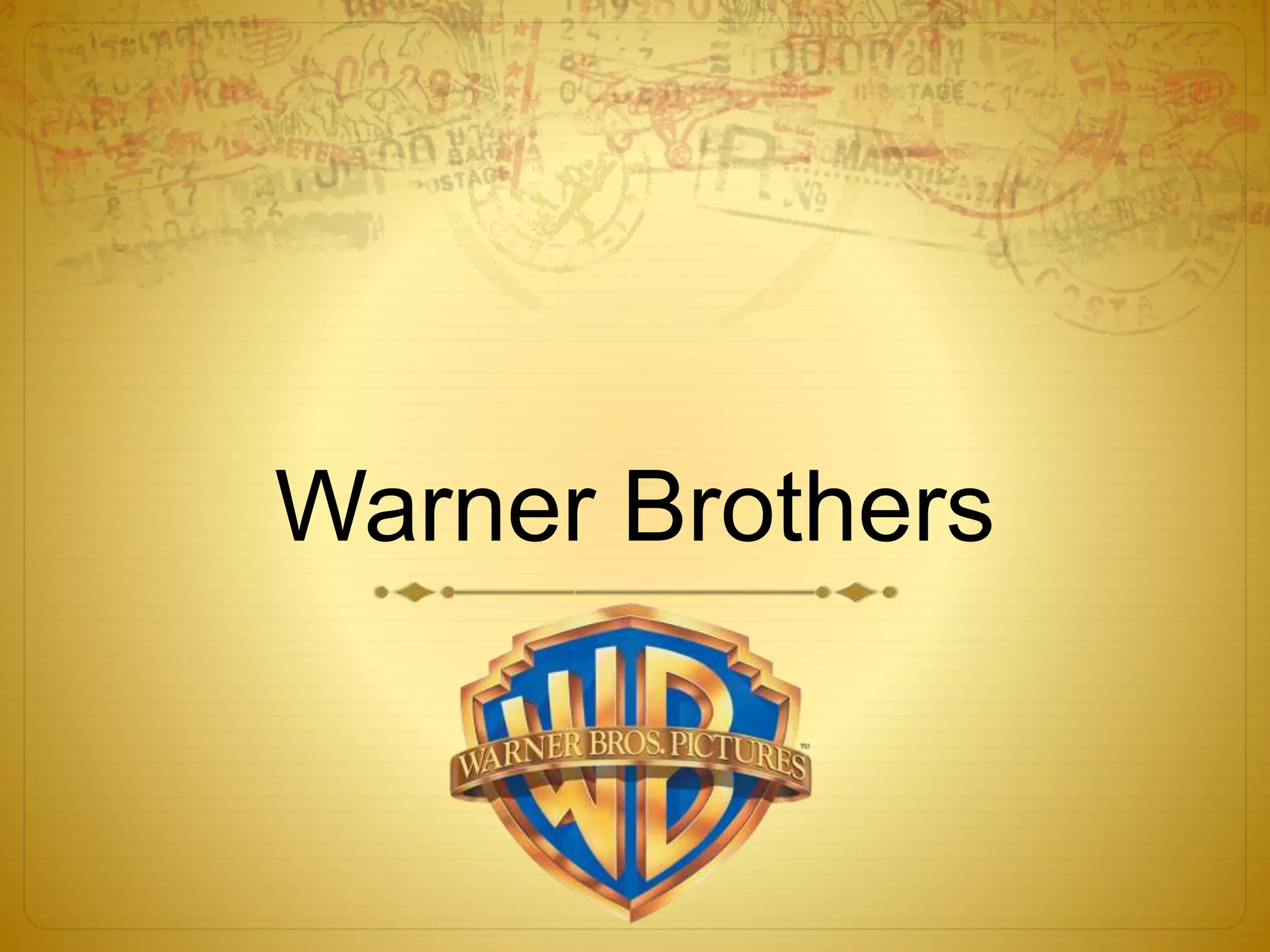 Warner bros | PPTX