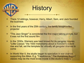Warner bros | PPTX