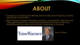Warner bros media presentation | PPTX