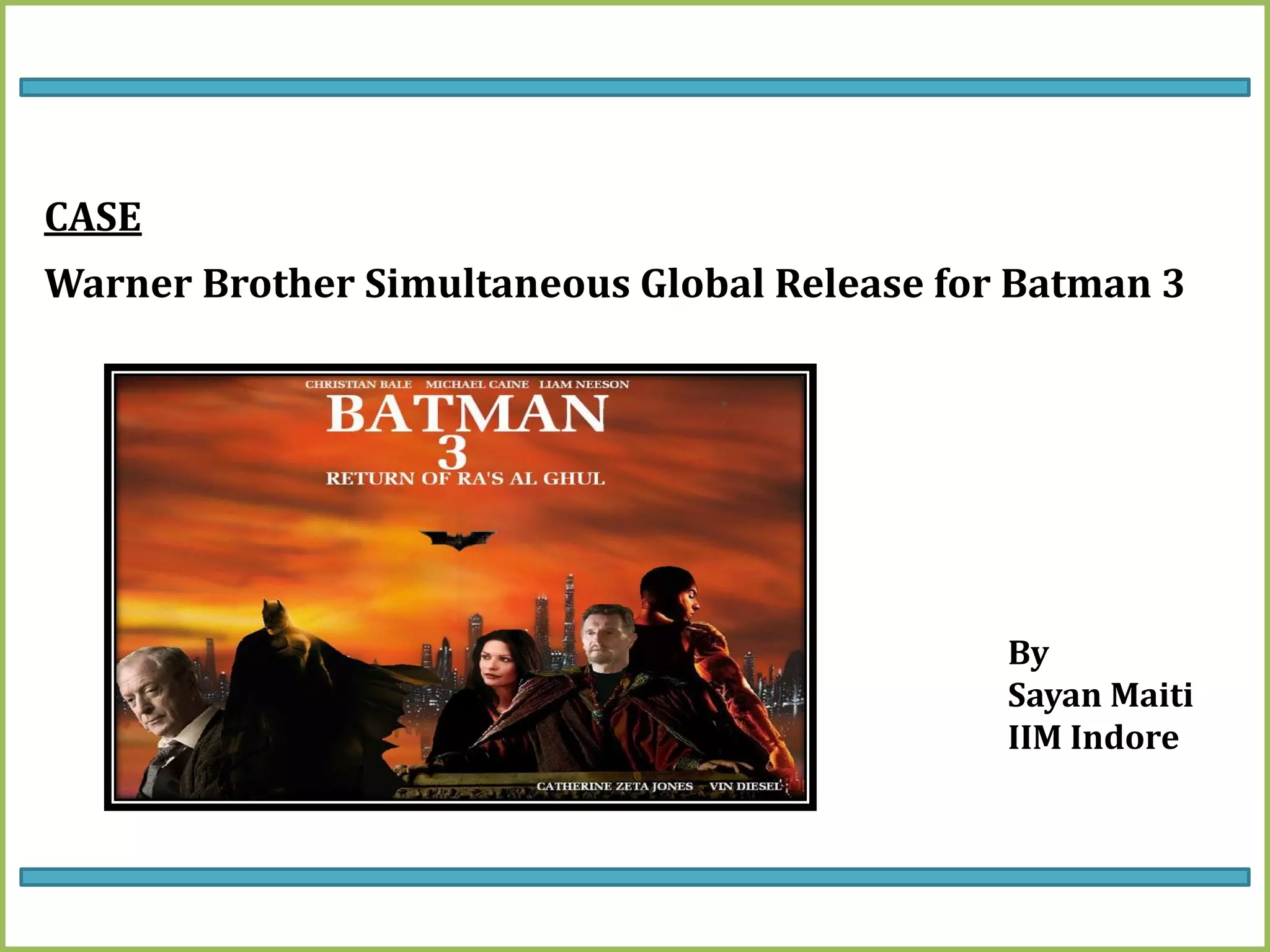 Warner bros presentation | PDF