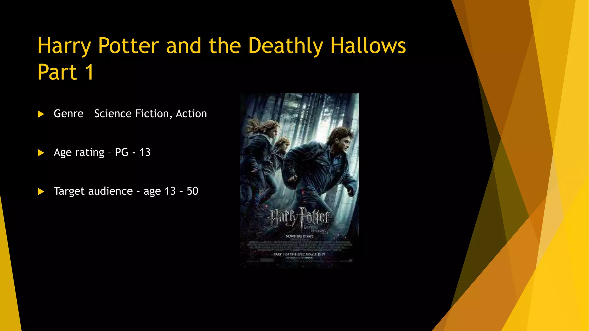 Warner bros research | PPTX | Science Fiction | Genres