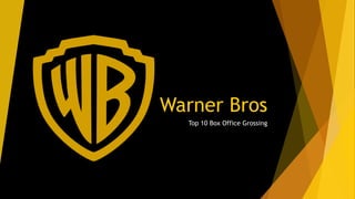 Warner Bros
Top 10 Box Office Grossing
 