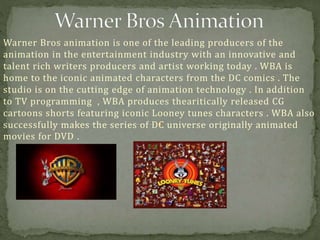 Warner brothers | PPTX