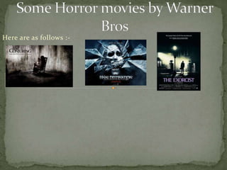 Warner brothers | PPTX
