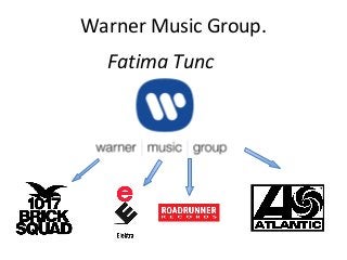 Warner Music Group.
Fatima Tunc

 