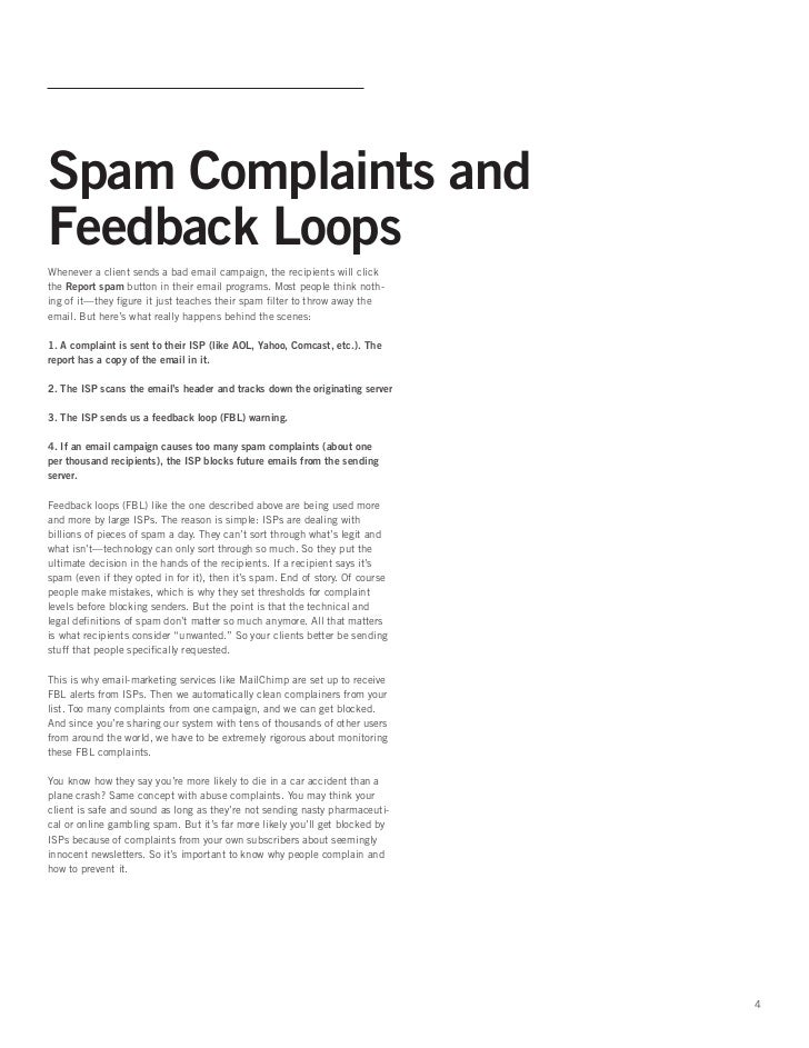 Warning Signs That Your Client Is Spamming Warning Signs That Your Client Is Spamming