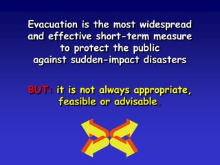 Warning and Evacuation