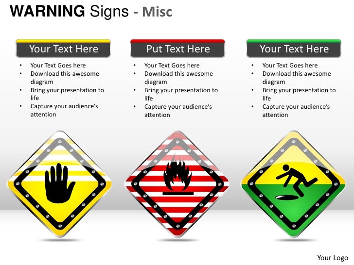 attention sign template