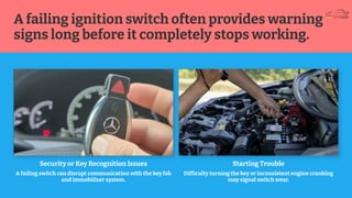 Warning Signs of a Faulty Mercedes Ignition Switch Explained PDF