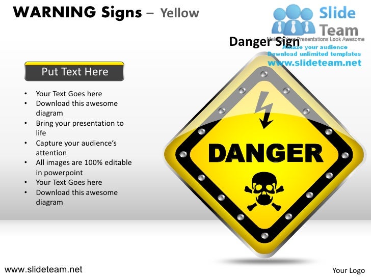 attention sign template
