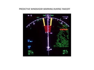 PREDICTIVE WINDSHEAR WARNING DURING TAKEOFF
 